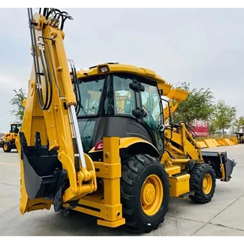 Екскаватор з переднім навантажувачем